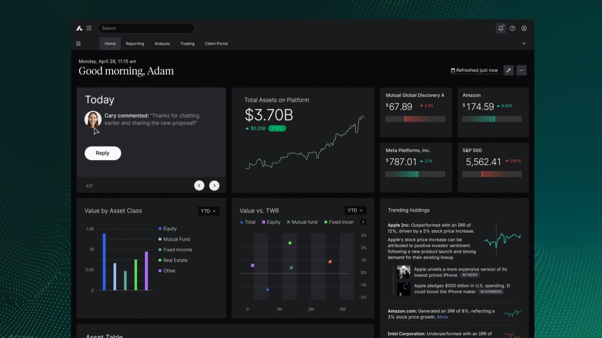 Scalable AI-native technology leverages trusted data to drive actionable intelligence for informed and confident decision-making.